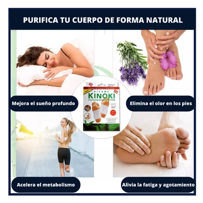 Parches Desintoxicantes Para Pies Kinoki